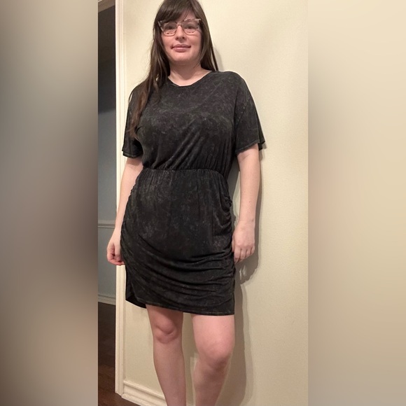 Charcoal sundress with Ruching on the sides -Catos XL - Picture 6 of 8